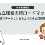 【独立経営の旅ロードマップ】訪問看護ステーション立ち上げから出口戦略まで